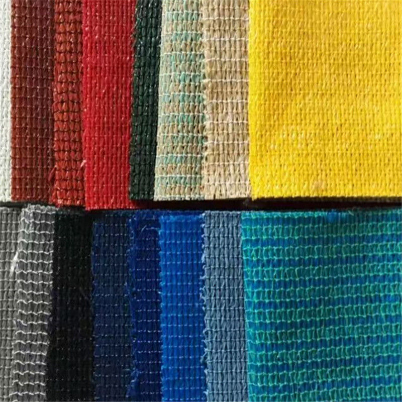 Colored Shade Mesh Fabric 100 Virgin HDPE With UV Stabilizers Material