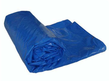 Blue Color Waterproof PVC Tarpaulin For Timber Cover Fire Resistance