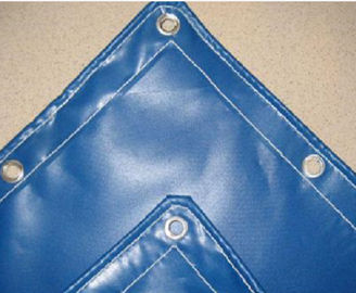 UV Resistance PVC Tarpaulin Fabric / Waterproof Tarpaulin Sheet For Rail Transport