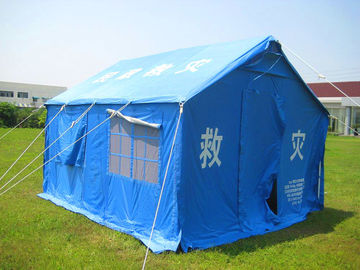 PVC Coated Tarpaulin Emergency Tent With Active Demand 20 Square Meters