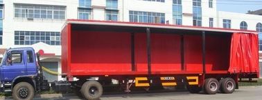 Soft Trailer Tarpaulin Side Curtain Convenient Waterproof Easy To Open