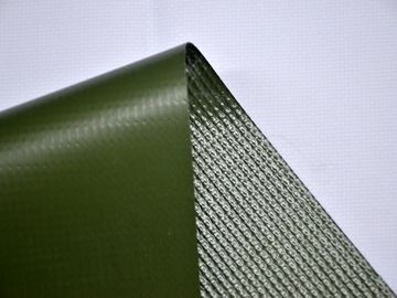 Flame Retardant PVC Coated Tarpaulin Fabric Rain And Sunshine Shelter Use