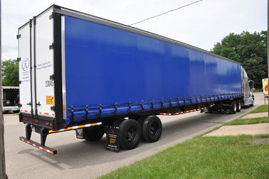 Large Plastic Tarpaulin Covers / Side Curtains Tear Resistant For Lorry