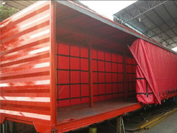 Truck Tarpaulin Side Curtain With High Temperature Resistance & Cold Endurance