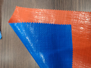 Crack Resistant Polyethylene Tarpaulin Materials Fabrics SGS / ISO9001 Certified