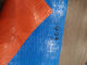Crack Resistant Polyethylene Tarpaulin Materials Fabrics SGS / ISO9001 Certified