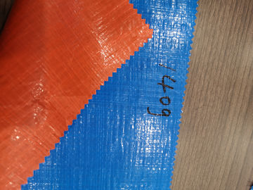 Crack Resistant Polyethylene Tarpaulin Materials Fabrics SGS / ISO9001 Certified