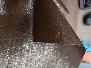 Rip Proof Polyethylene Brown Tarpaulin Sheet For Mineral Transportation