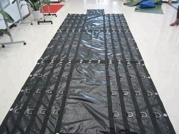 Side Curtains PVC Coated Tarpaulin Abrasion Resistant Customizable Size