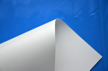 Flame Retardant PVC Tarpaulin Fabric , 1000D*1000D Rain Proof Tarpaulins