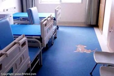 Commercial Use PVC Floor Covering / Pvc Vinyl Floor Tiles Fire Retardant