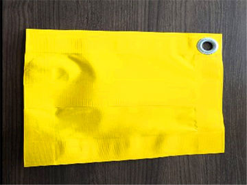 Deep Beige Coated Waterproof PVC Tarpaulin Temperature And Weather Resistant