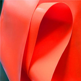 Glossy Waterproof PVC Tarpaulin Roll 550gsm 2m Hot And Cold Resistance
