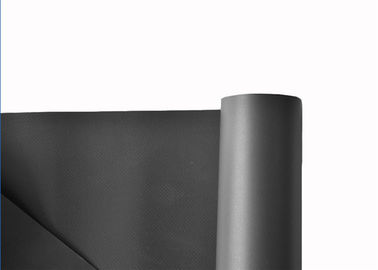 Black White Stripes Matte Waterproof PVC Tarpaulin Roll 680 Gsm Weight