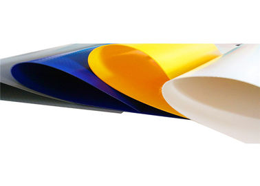 Yellow Color PVC  Tensile Tarps , Coated Membrane Structure Roofing