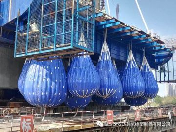 Bridge Pre Loading Test Convenient 0.6mm PVC Collapsible Water Tank