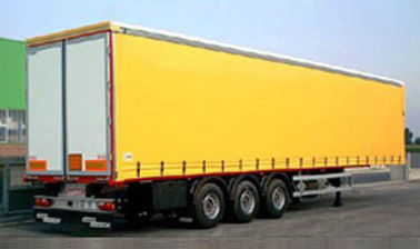 Wide Width PVC Tarpaulin Side Curtain For Truck 650gsm To 1150gsm