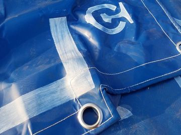 Waterproof PVC Coated Tarpaulin Fabric Truck Cover For Raw Materials Covers