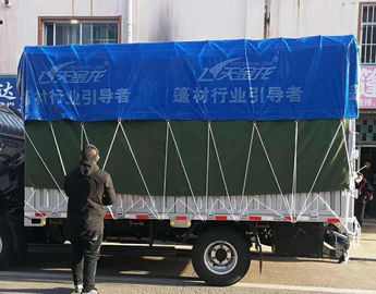 Waterproof PVC Tarpaulin For Transportation Use Excellent Tensile