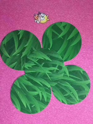 Green Grass Pattern 500gsm PVC Laminated Tarpaulin