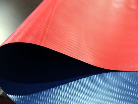Printable 0.55mm PVC Coated Tarpaulin Roll Good Tear Strength