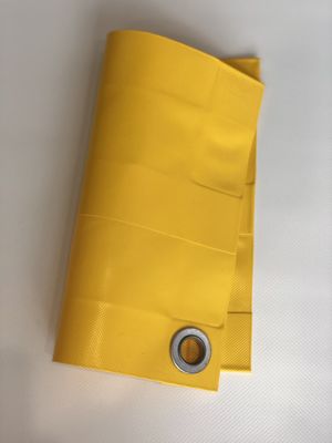 1.5m Width PVC Coated Tarpaulin With Eyelets