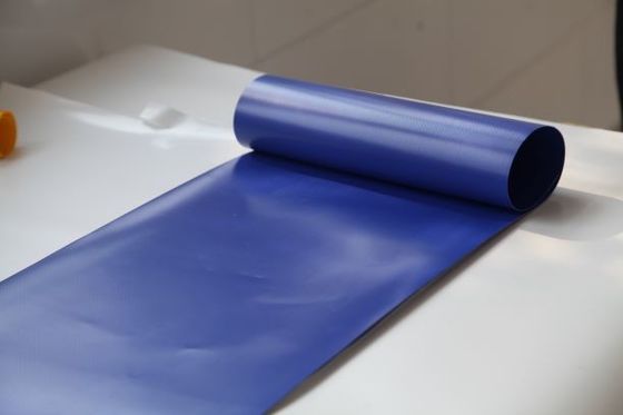 420gsm PVC Coated Tarpaulin Truck Cover 500D*1000D With Ropes
