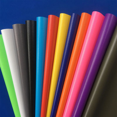 High Breaking Strength 290gsm PVC Coated Tarpaulin Fabric