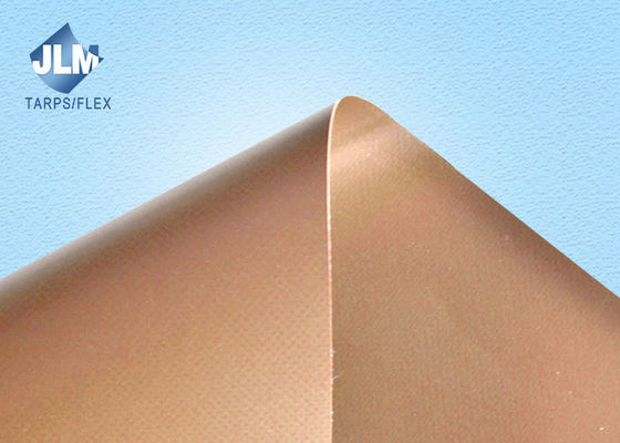 Rainproof Surface Adhesive Warp Knitting PVC Coated Tarpaulin