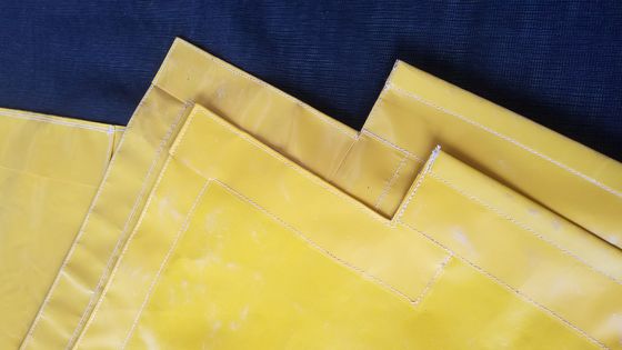 PVDF Surface 600g Vinyl Coated Polyester Tarp Mildew Proof For Lorry