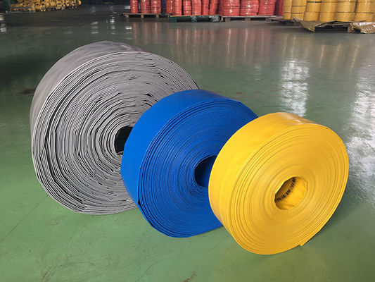 Anti Abrasion 3 4 Inch Woven PVC Irrigation Hose Reel For Drip System