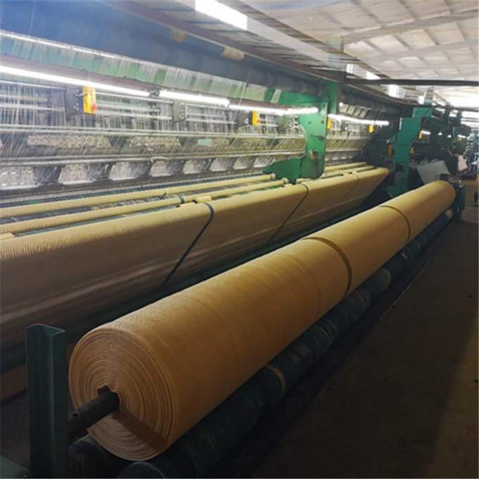 Colored Shade Mesh Fabric 100% Virgin HDPE With UV Stabilizers Material