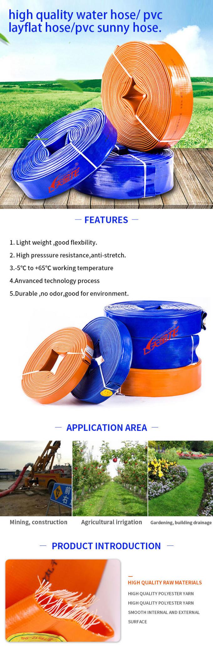 2 Inch Diameter PVC Underground Water Hose For Farm Irrigation